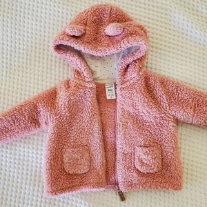 Pink Baby Sherpa Jacket